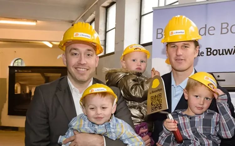 BouwApp-oprichters-Paul-Mark-met-kinderen